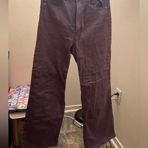H&M Divided burgundy jeans US 6 women’s